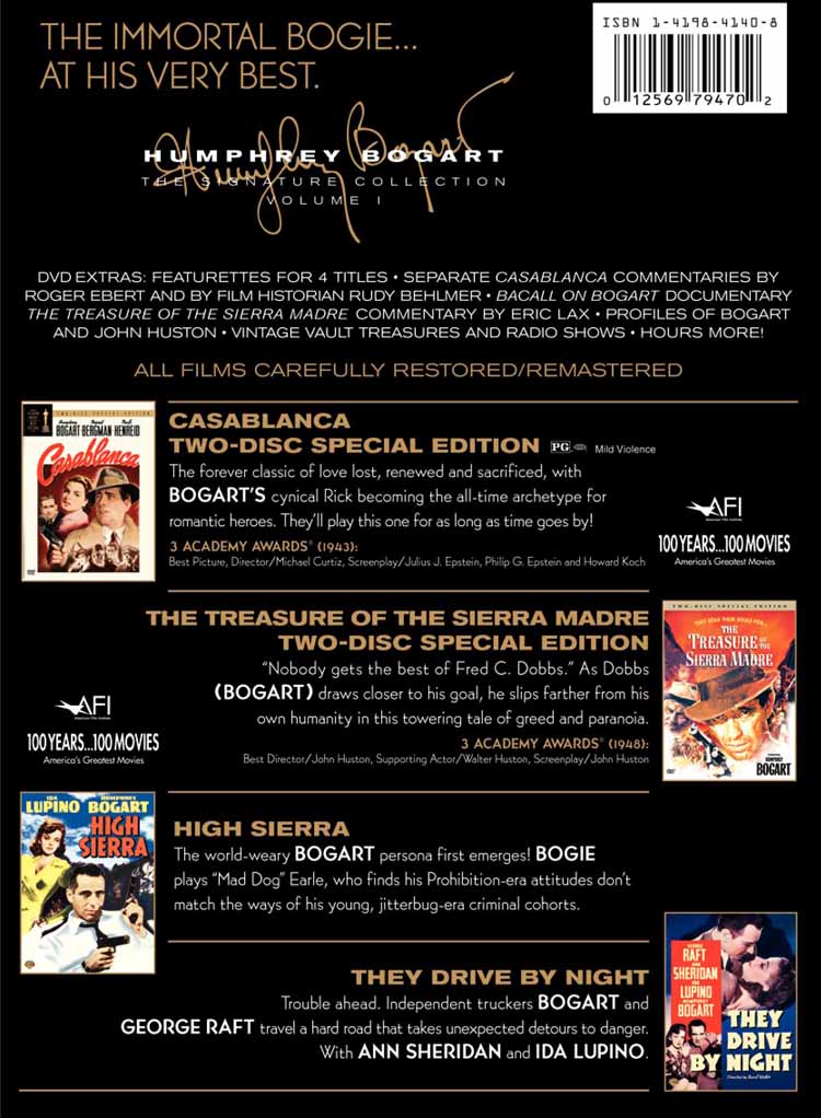 Humphrey Bogart The Signature Collection Volume I