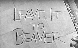 Leave It To Beaver 1957-1958 logo